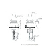AGF90-D6-78L Mini micro hole narrow 90° straight Angle head - Big-tools Industrial Supply Tools for Metal Cutting
